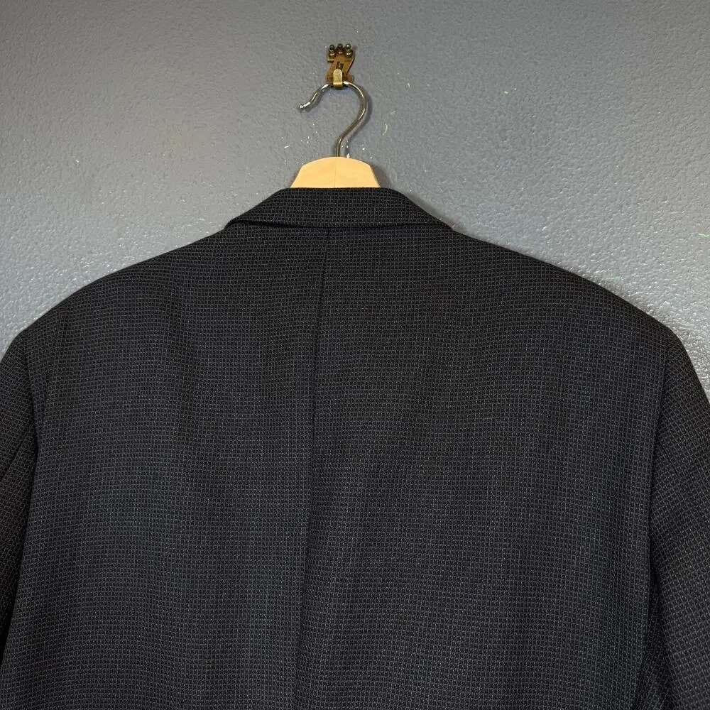 Peter Millar us44r men’s grey 100% wool suit jacket 2 dots blazer